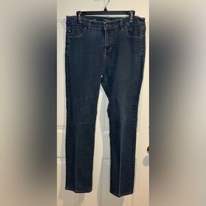 Liverpool Jeans Company Dark Wash Straight Leg Denim Jeans Size 12 / 31